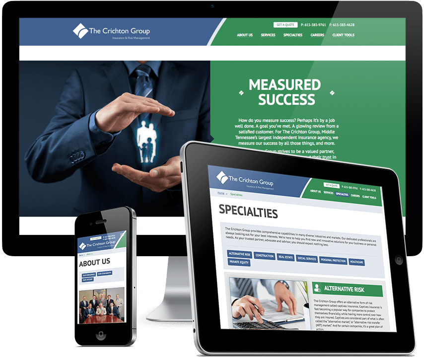 The Crichton Group Website Redesign